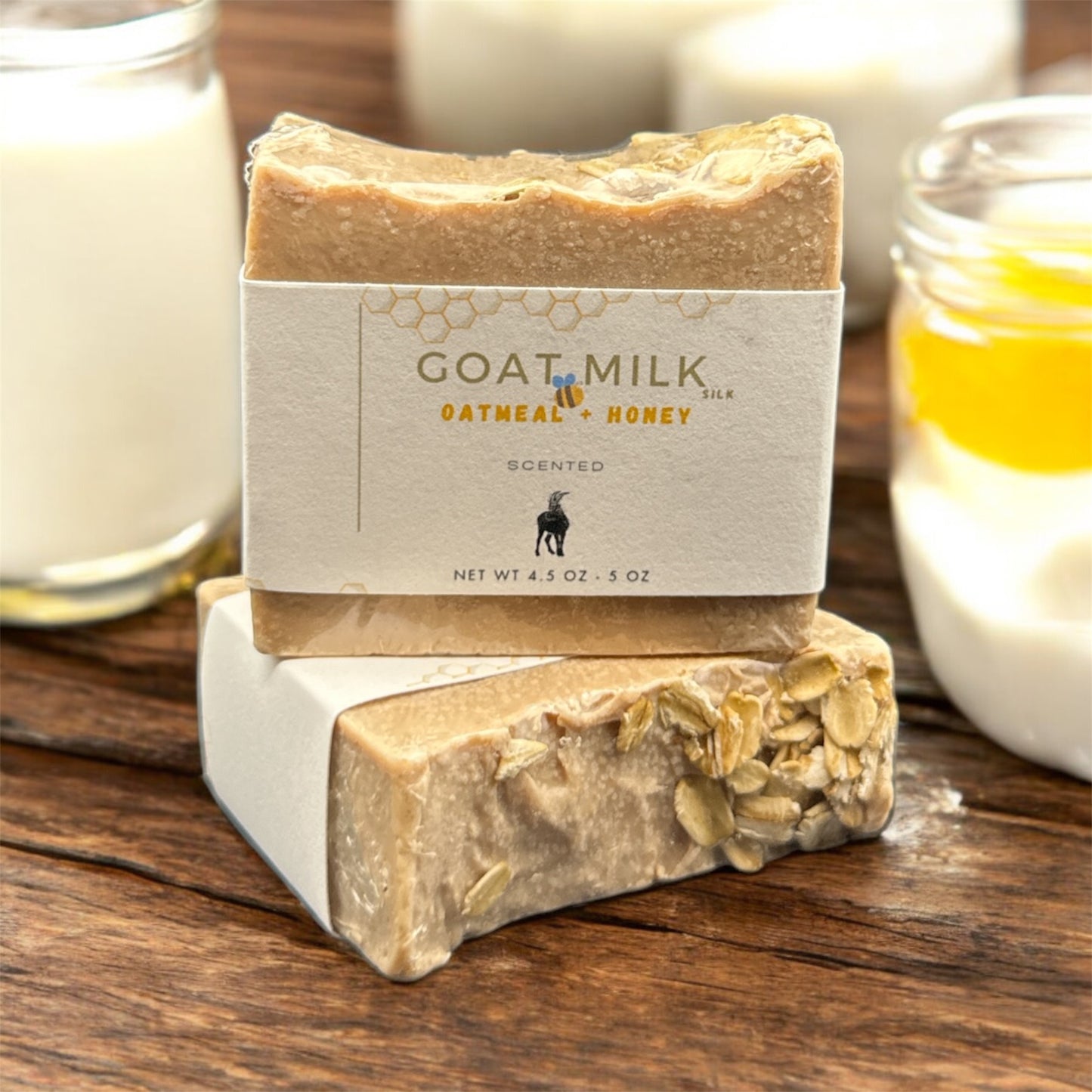 Goat Milk, Oatmeal & Honey  + Silk (Scented)